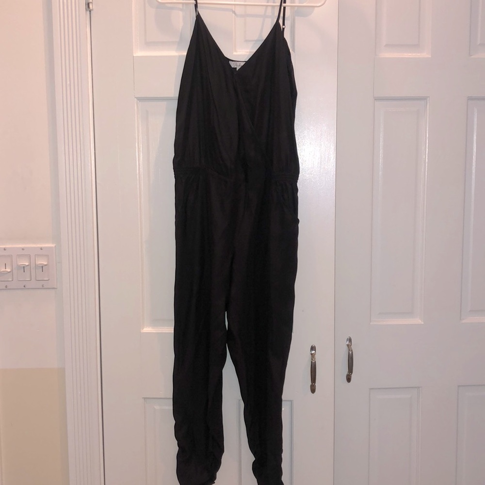 Parker Silk Jumpsuit - Black
